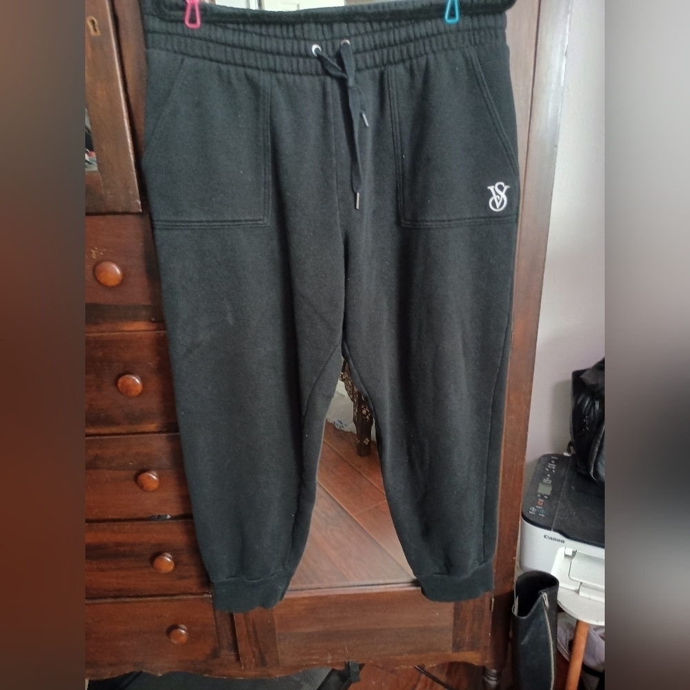Victoria Secret Black Jogger Pants_XL
